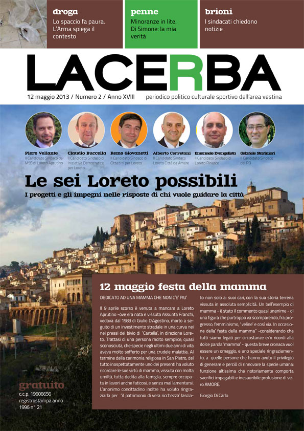 Lacerba numero 2 anno 2013 Lacerba numero 2 anno 2013
