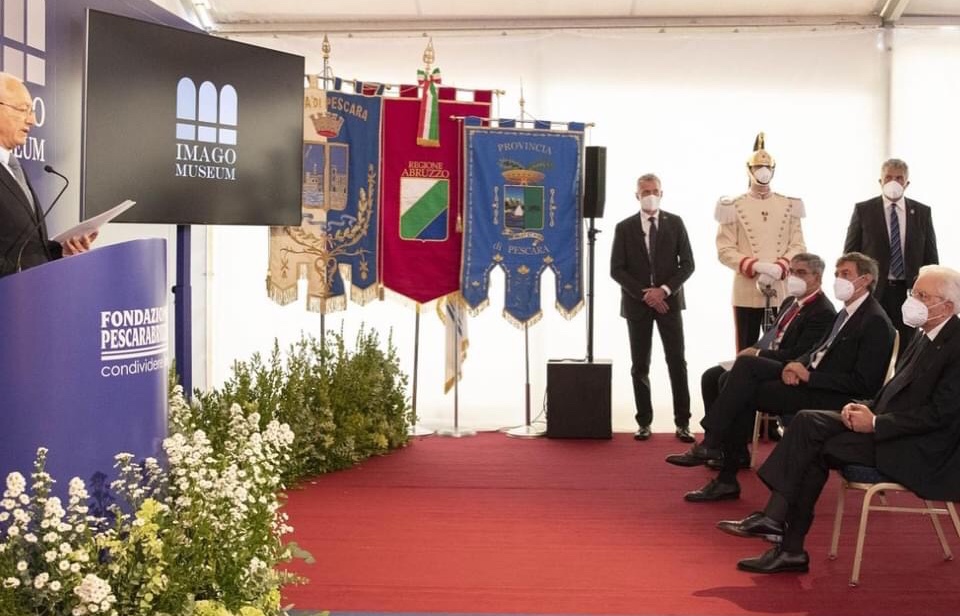 MATTARELLA A PESCARA: LA GRATITUDINE DI NICOLA MATTOSCIO, IMAGO MUSEUM EMBLEMA DEL REALE SUPERAMENTO DELLA POVERTÀ MATERIALE E IMMATERIALE, VISIONE DELLA FONDAZIONE PESCARABRUZZO